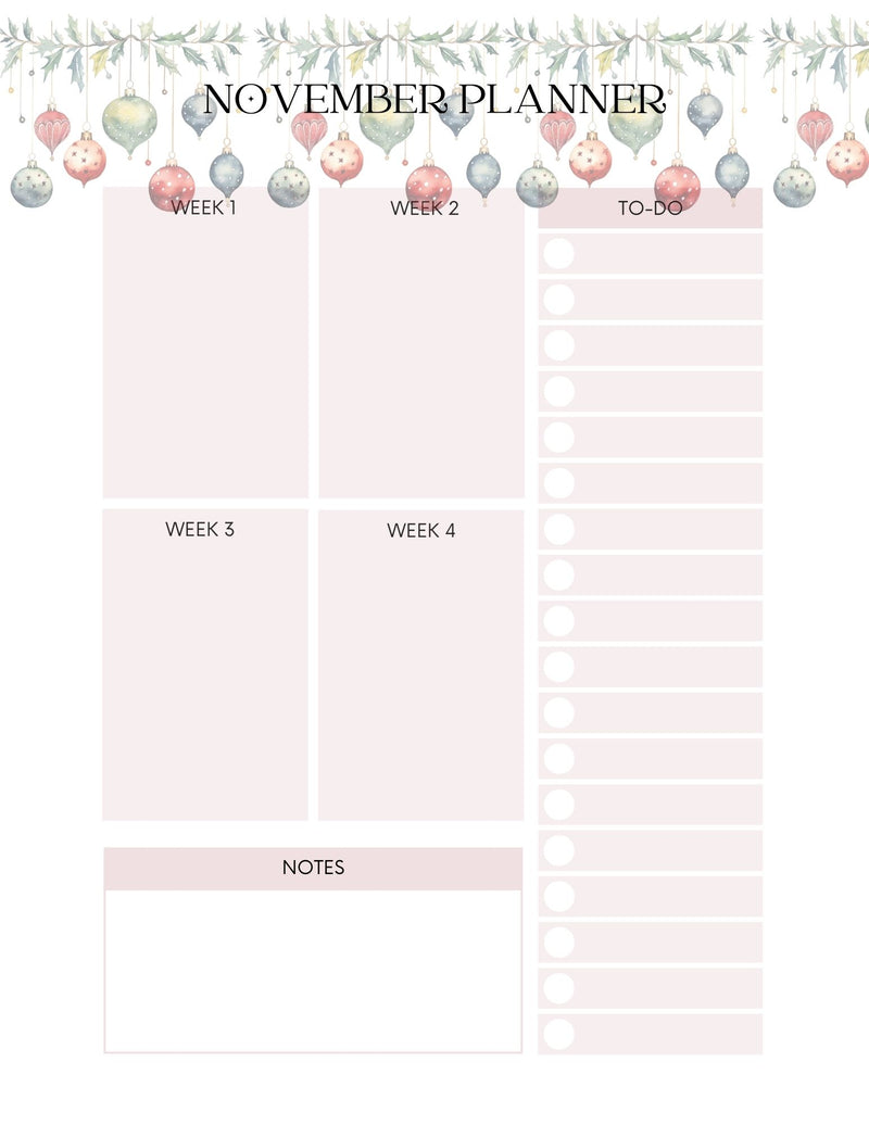 Heartfelt Holidays Planner