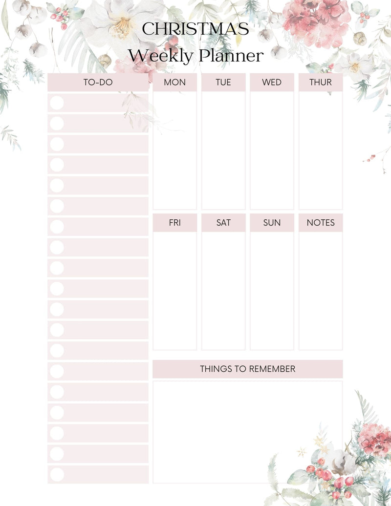 Heartfelt Holidays Planner