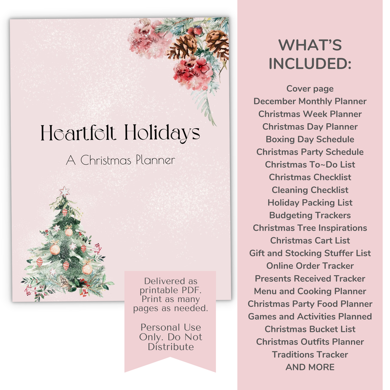 Heartfelt Holidays Planner