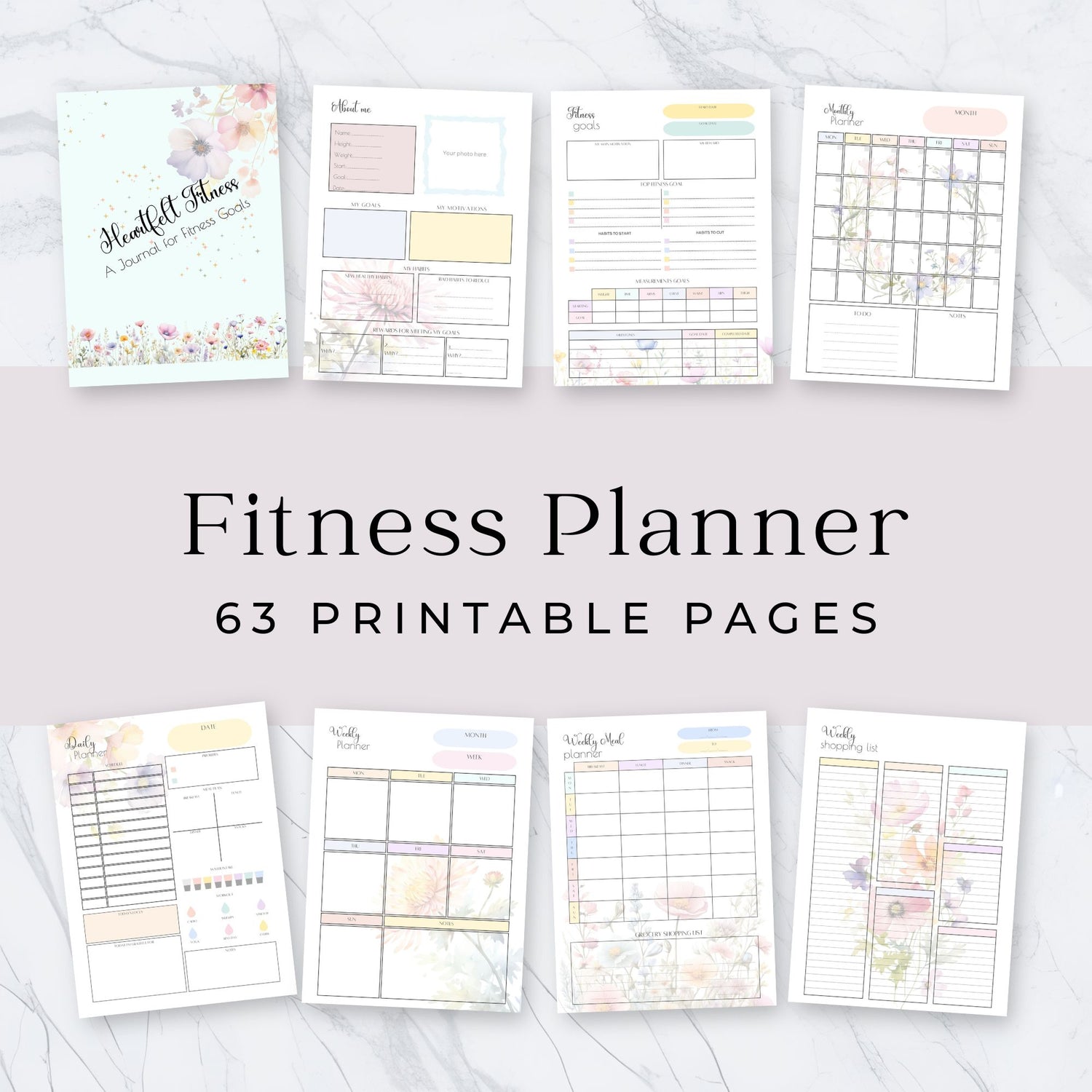 Heartfelt Fitness Planner