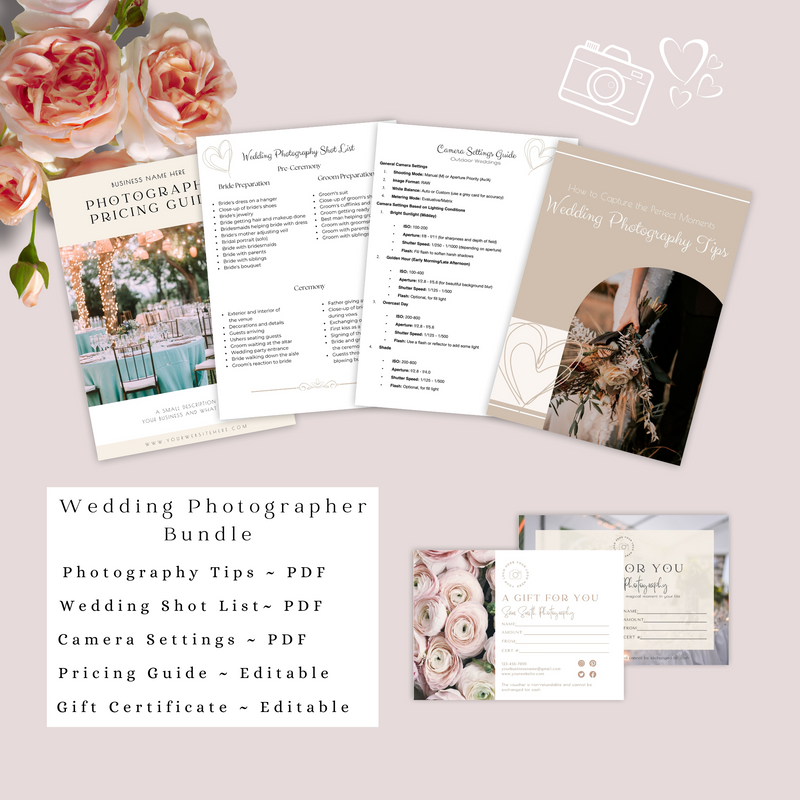 Wedding Photographer’s Bundle