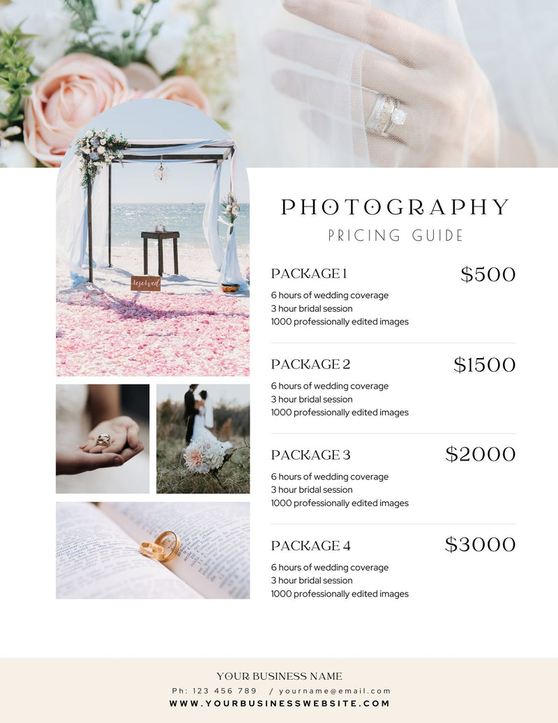 Photography Pricing Guide