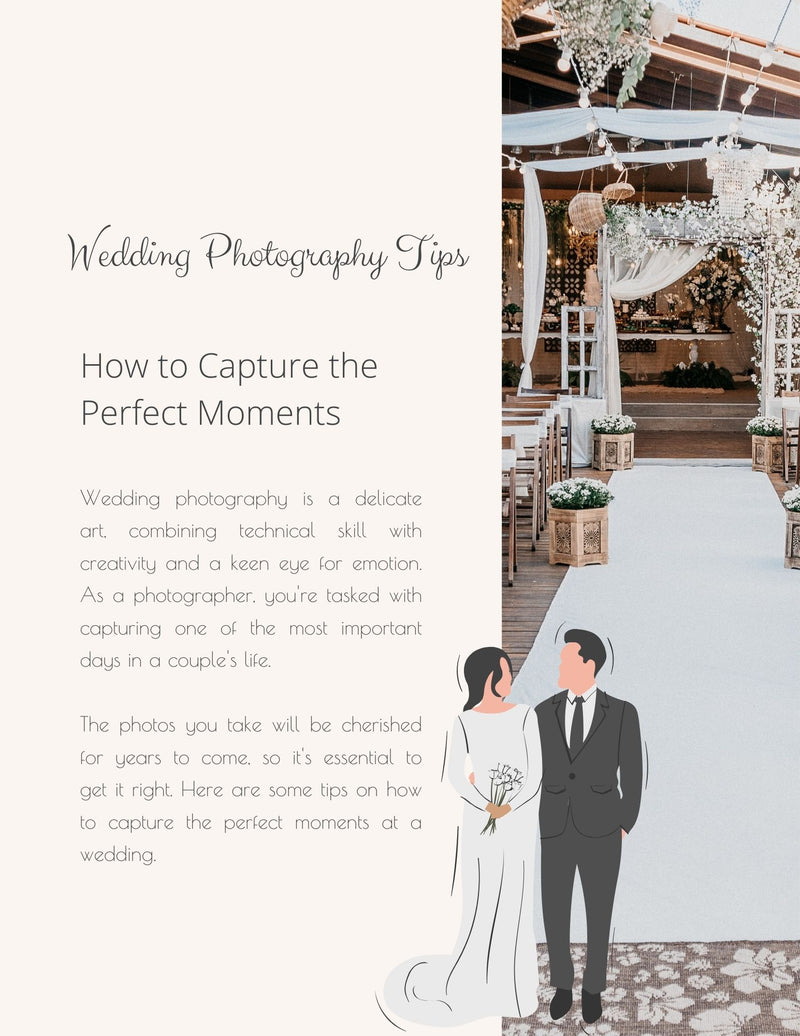 Wedding Photography Tips